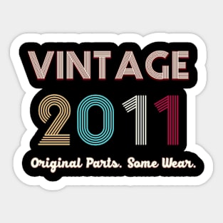 Vintage 2011 Original Parts. Some Ware Sticker